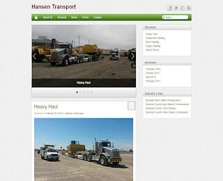 Sonoma County Equipment Hauling Or Trucking