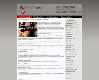 Pull Out Testing London