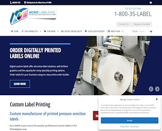 Custom label printing services