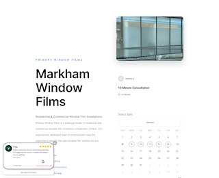 Exterior Window Film Installation