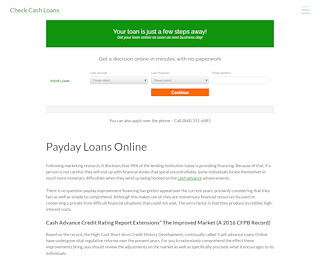 Direct Payday Advance Loans