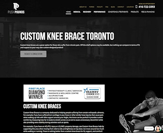 Custom Kneebrace Downtown Toronto