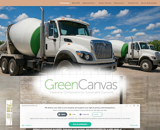 greencanvasconcrete.com