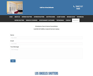 Custom Shutters Los Angeles