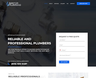 santorplumbing.com