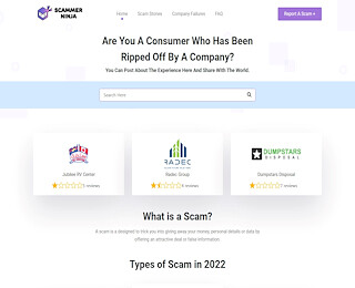 Scam reporting