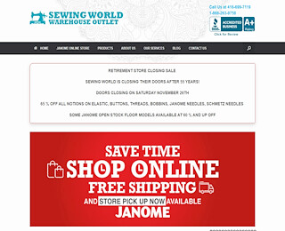 Janome sewing machines Toronto
