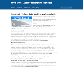 Strom Cloud Kosten