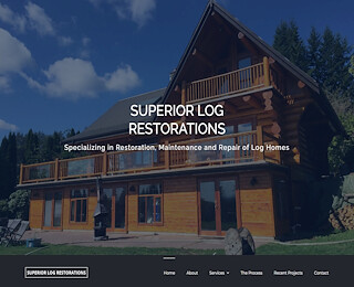 log home restoration Vancouver Island