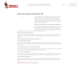 Chimney Sweep Clarksville